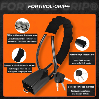 FORTIVOL-GRIP® – Antivol volant haute sécurité